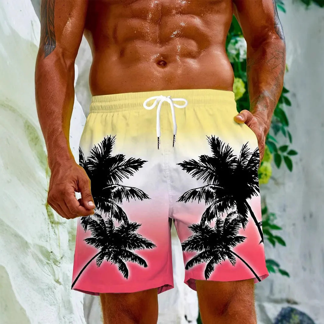 Micro-elastic quick-drying swimming trunks in polyester available in multiple colours and sizes