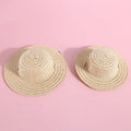 Handmade adjustable bowknot paper pet hat for dog or cat in cartoon style.
