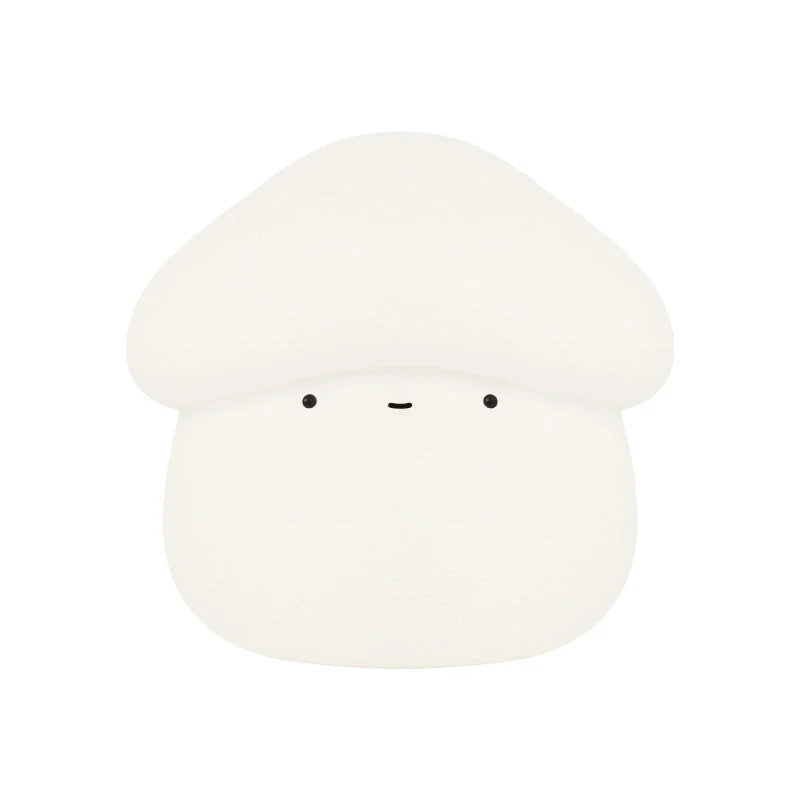 UNew Mushroom Night Lamp with warm white light and silicone base