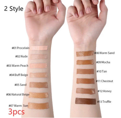 Oil-Control Liquid Foundation Concealer in 13 shades for a flawless matte finish