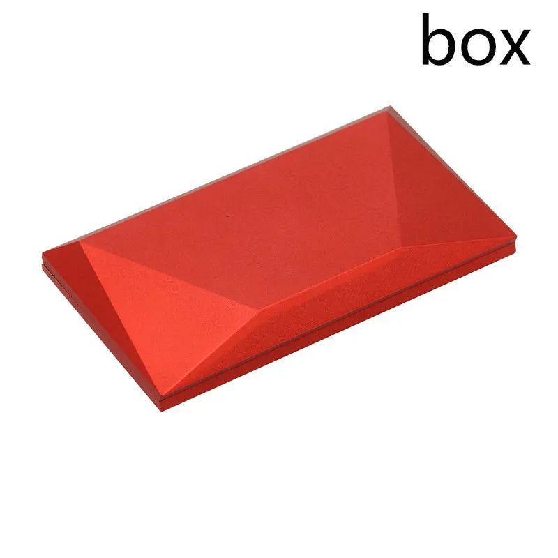 Red 3D heart-shaped rotating ring box with a rose flower decoration, open to show ring placement.
