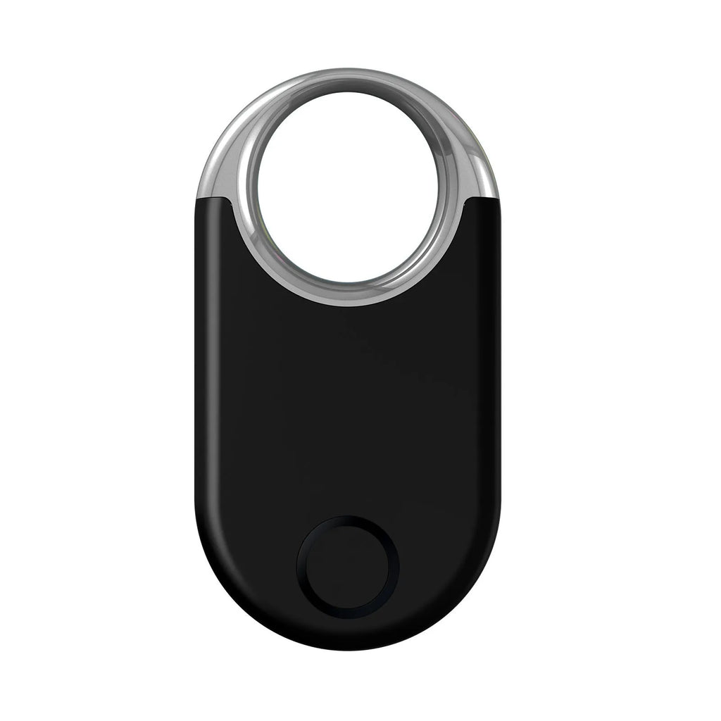 Compact black GPS anti-loss tracker device with precise positioning for pets and children