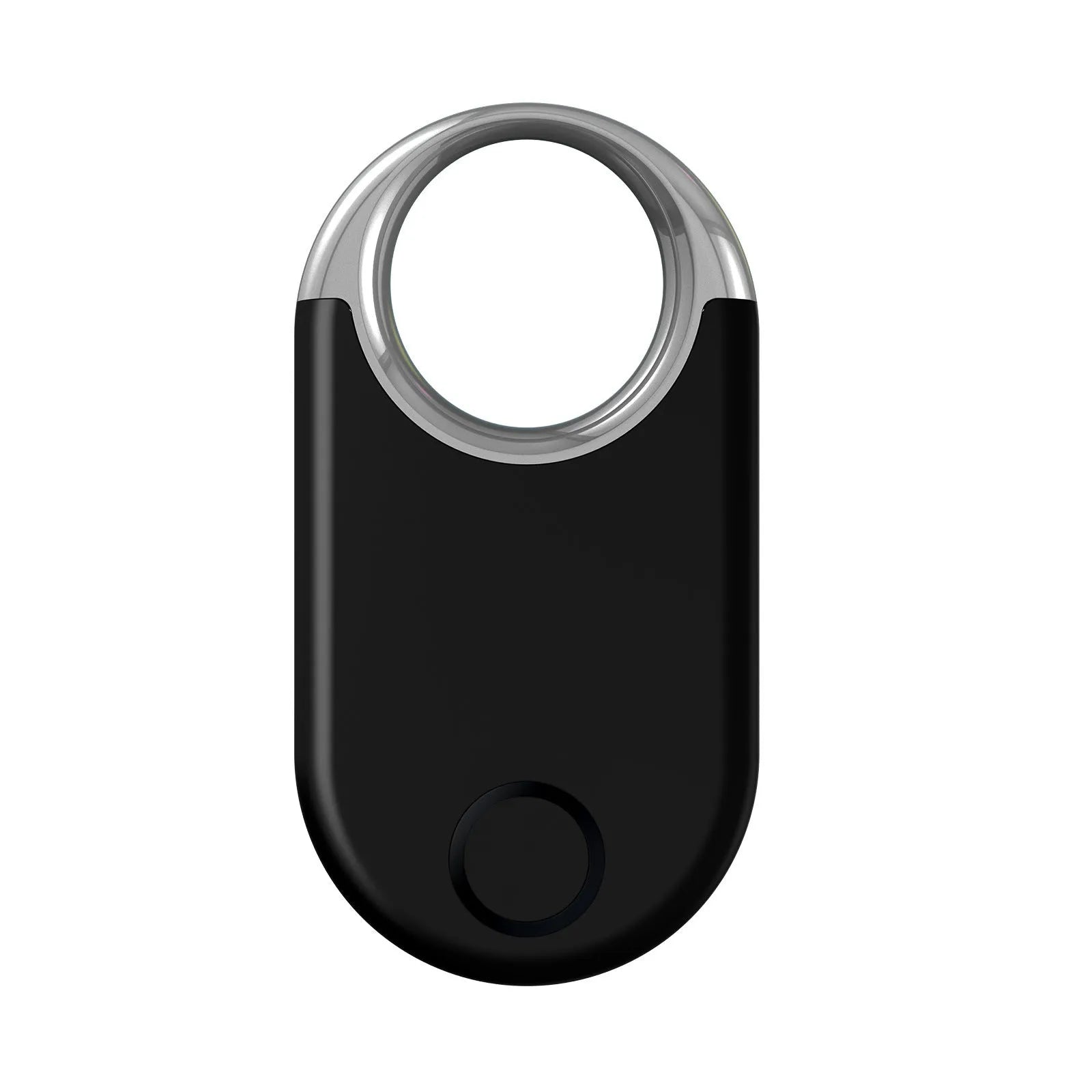 Compact black GPS anti-loss tracker device with precise positioning for pets and children