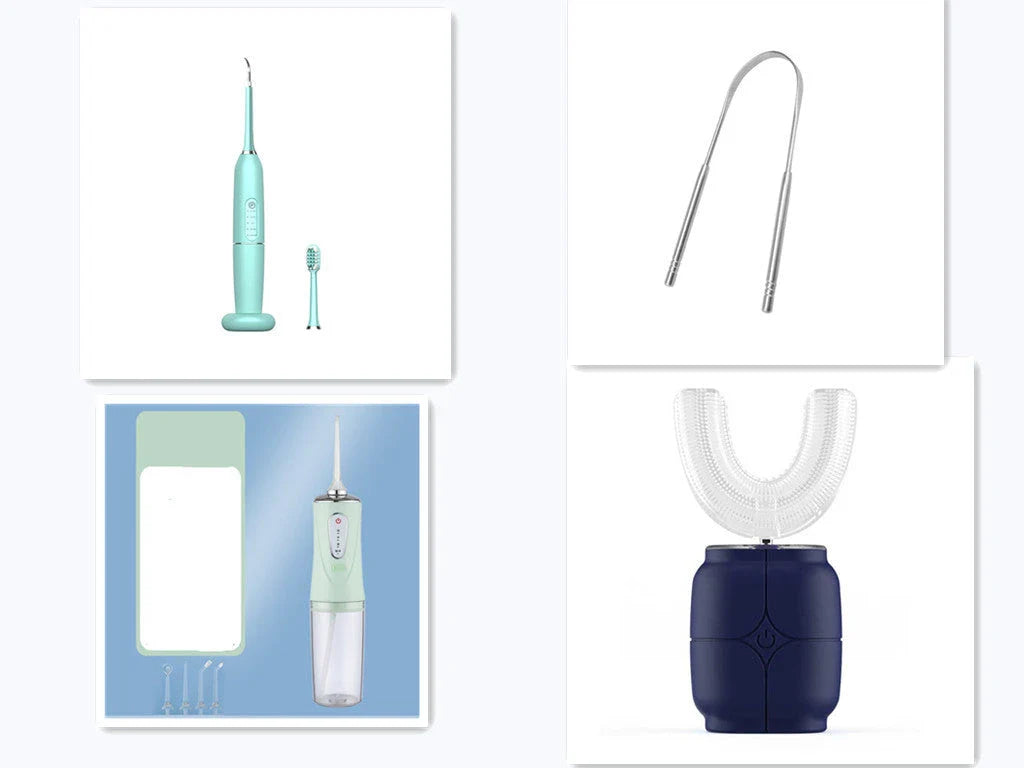 Advanced Sonic Powered Electric Toothbrush with Ultrasonic Scaler for Plaque, Tartar, and Stain Removal