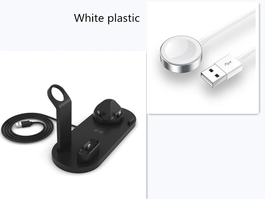 360-degree rotatable wireless charger stand for multiple devices