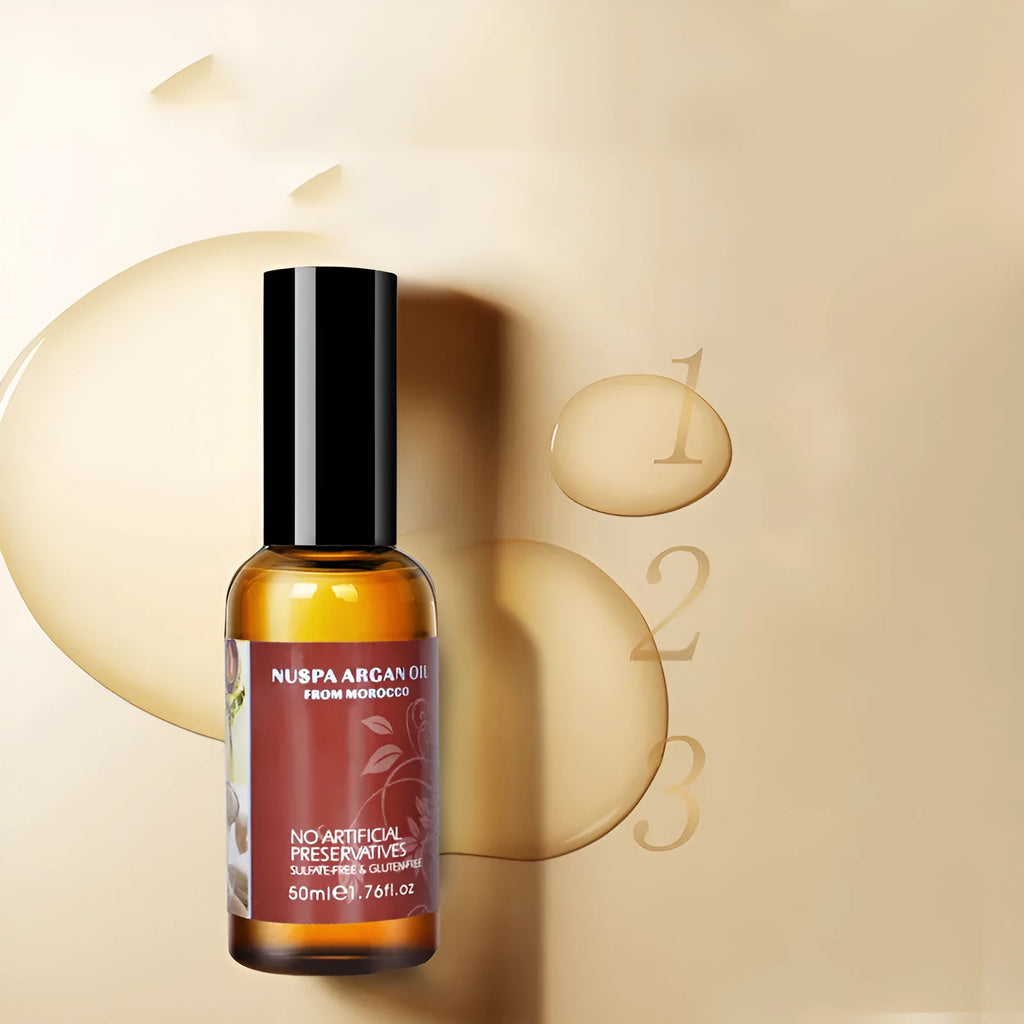 Moroccan nut oil hair care essential oil 30ml bottle for wash-free conditioning of permed and dyed hair