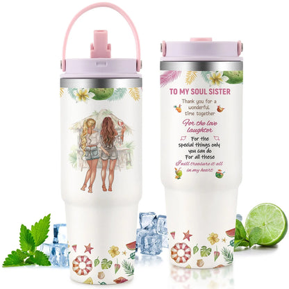 30oz stainless steel cup with double-wall vacuum insulation for temperature control