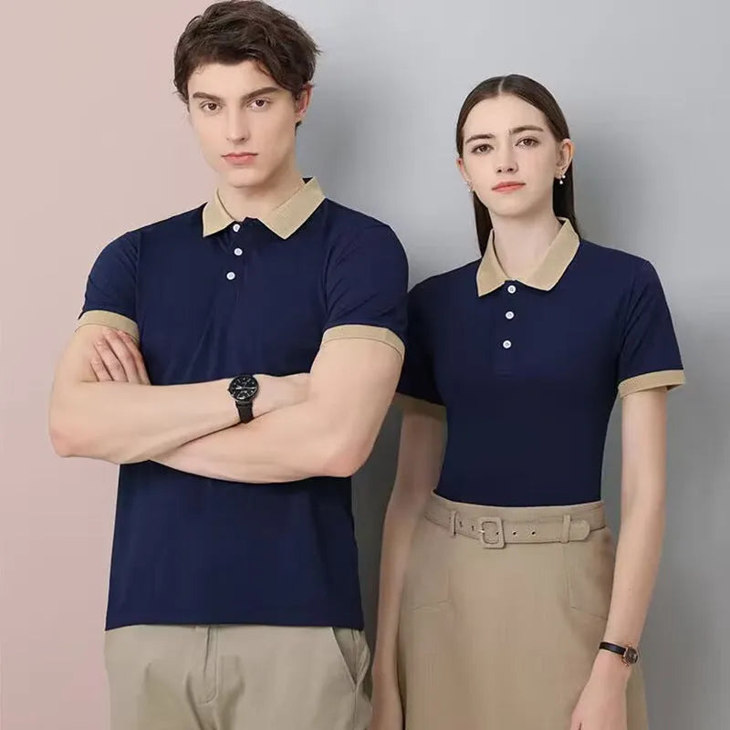 Cultural Enterprise printed polyester polo shirt for men, loose fit, short sleeves, available in multiple colours