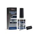 White touch-up paint repair liquid in a 15ml bottle with dimensions 3.1x8.1cm