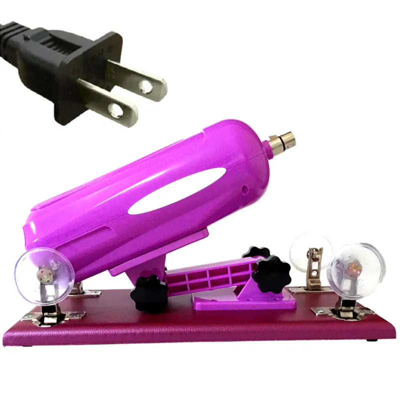 Bobb women's automatic telescopic thrusting sex tool in purple, black or pink colours