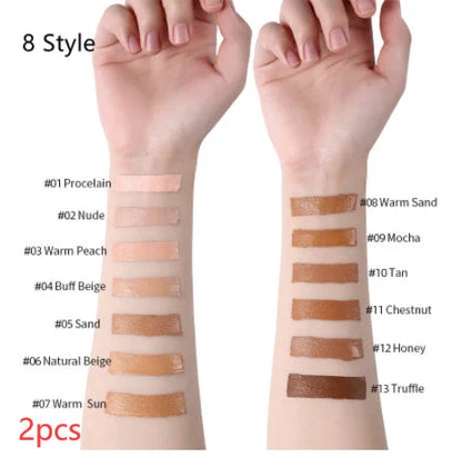 Oil-Control Liquid Foundation Concealer in 13 shades for a flawless matte finish