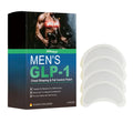 Men's figure control chest patches set of 4 with herbal ingredients including mugwort and ginger