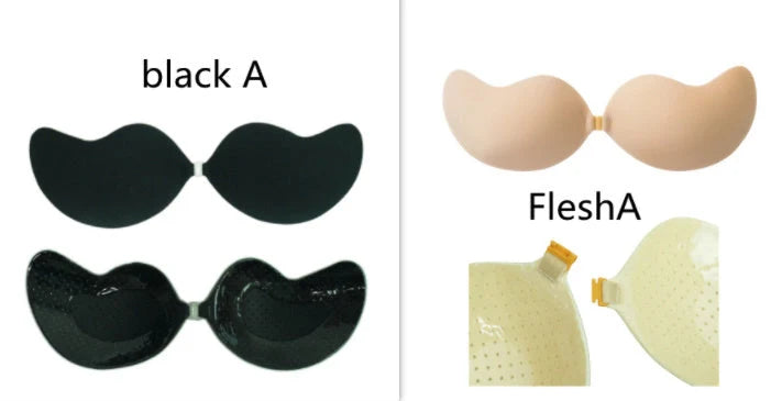 Deep V Invisible Bra with Mango Cup for seamless support under swimwear or dresses