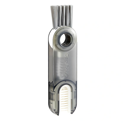 3-in-1 spiral cleaning brush for bottle lids and cup grooves with food-safe materials