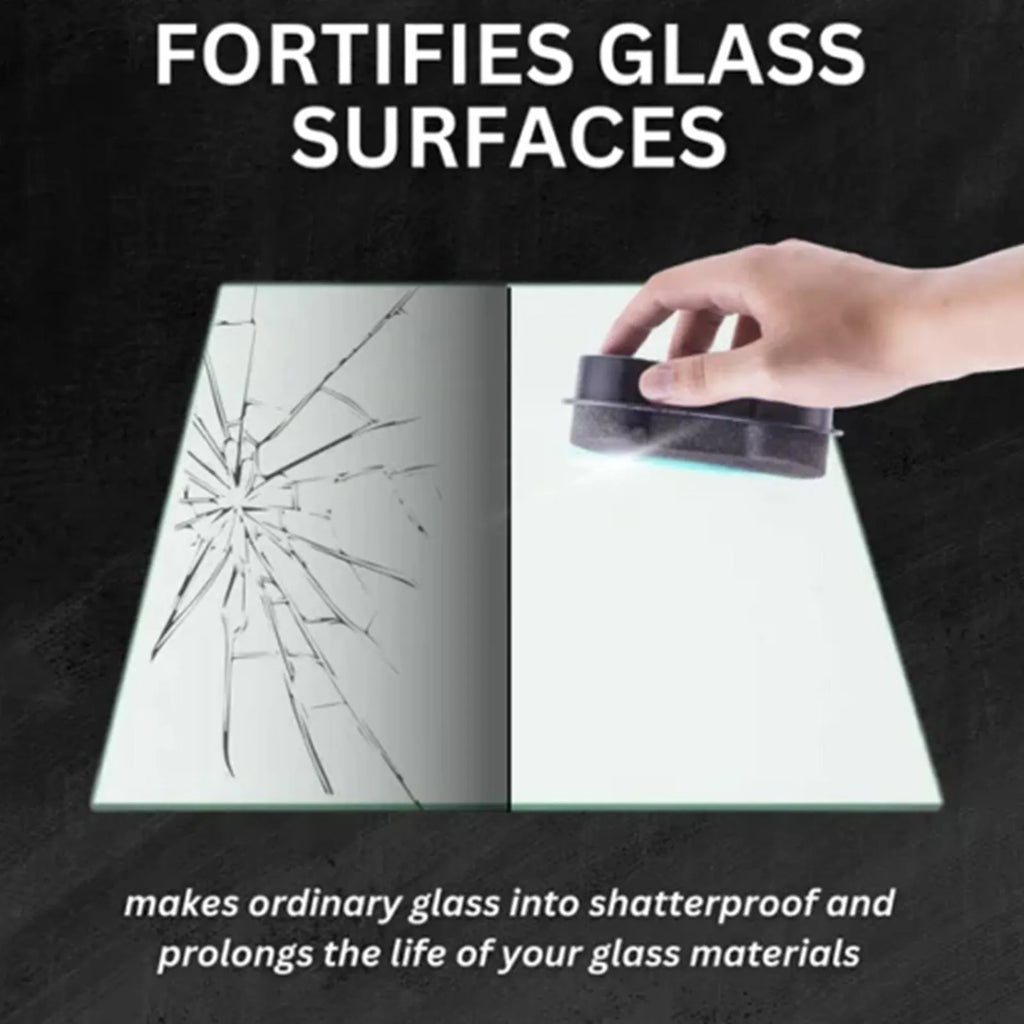 Car cleaning sponge with reinforced texture for automotive glass and hydrophobic window treatment