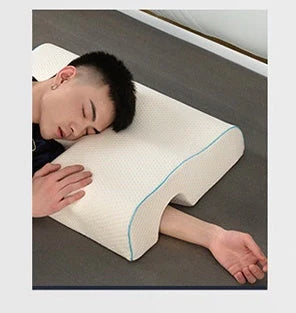 Premium couple memory foam pillow for cervical support and comfortable sleep