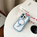 Transparent acrylic and black TPU phone case for iPhone 17 with a removable airbag component.