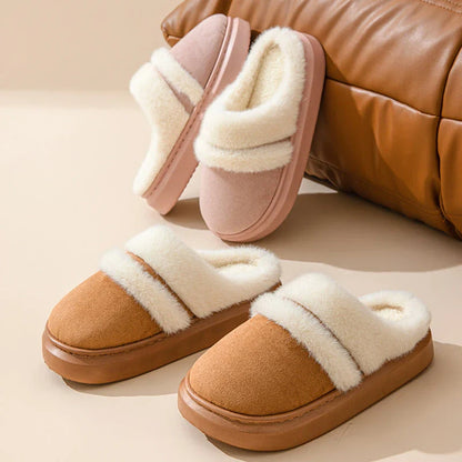 Cozy cotton house slippers for women in various colors, featuring a plush interior and non-slip soles for comfortable and stylish indoor wear