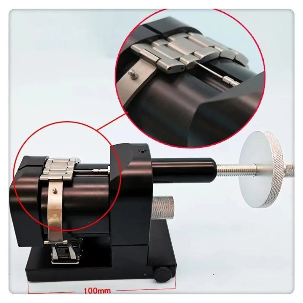 Alloy steel watch strap stripping machine tool with dimensions 150x115x80mm for professional repair workshops