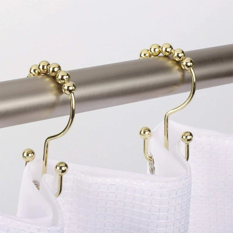 Stainless Steel Mountain-shaped Ball Curtain Hook in various finishes