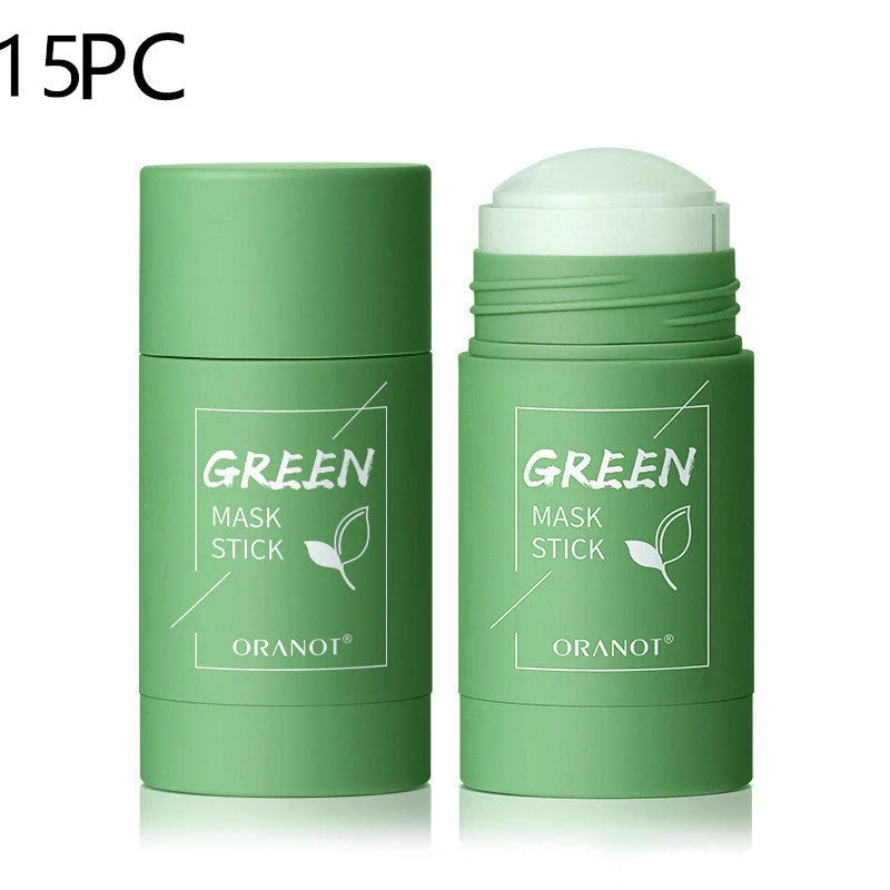 Green Tea Solid Mud Mask for deep cleansing and moisturizing