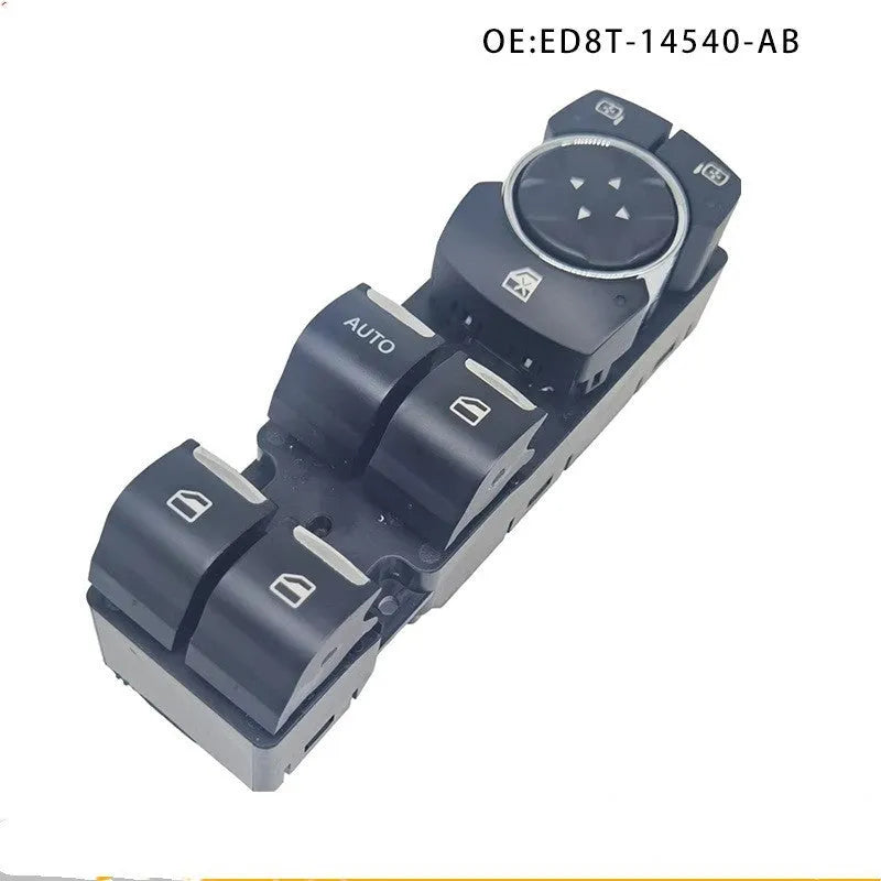 Ford Focus electric window regulator replacement part with black ABS plastic construction and 12V motor