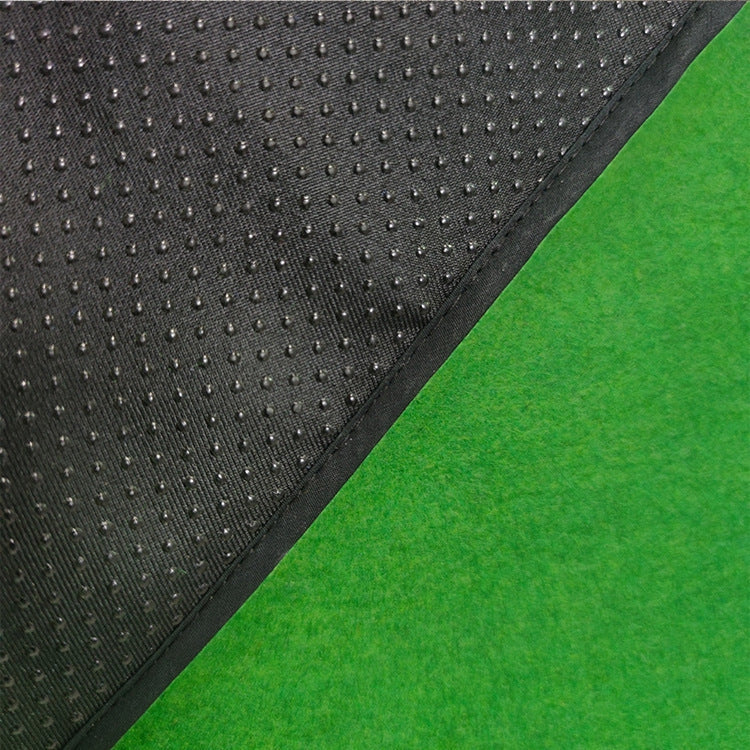 Green dog snuffle mat for olfactory training and slow feeding