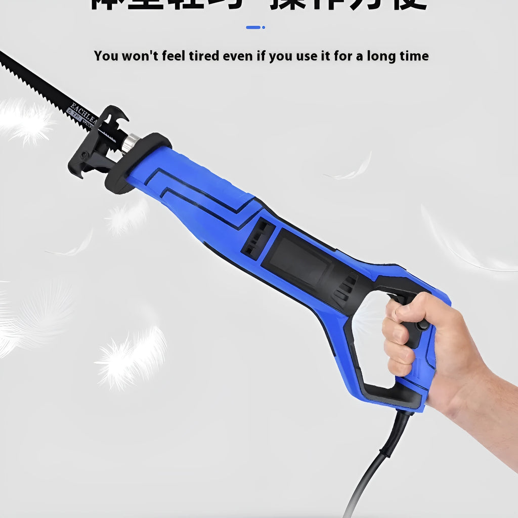 Handheld lightweight brushed plug-in logging tool with 1180W power and 11mm sawing capacity