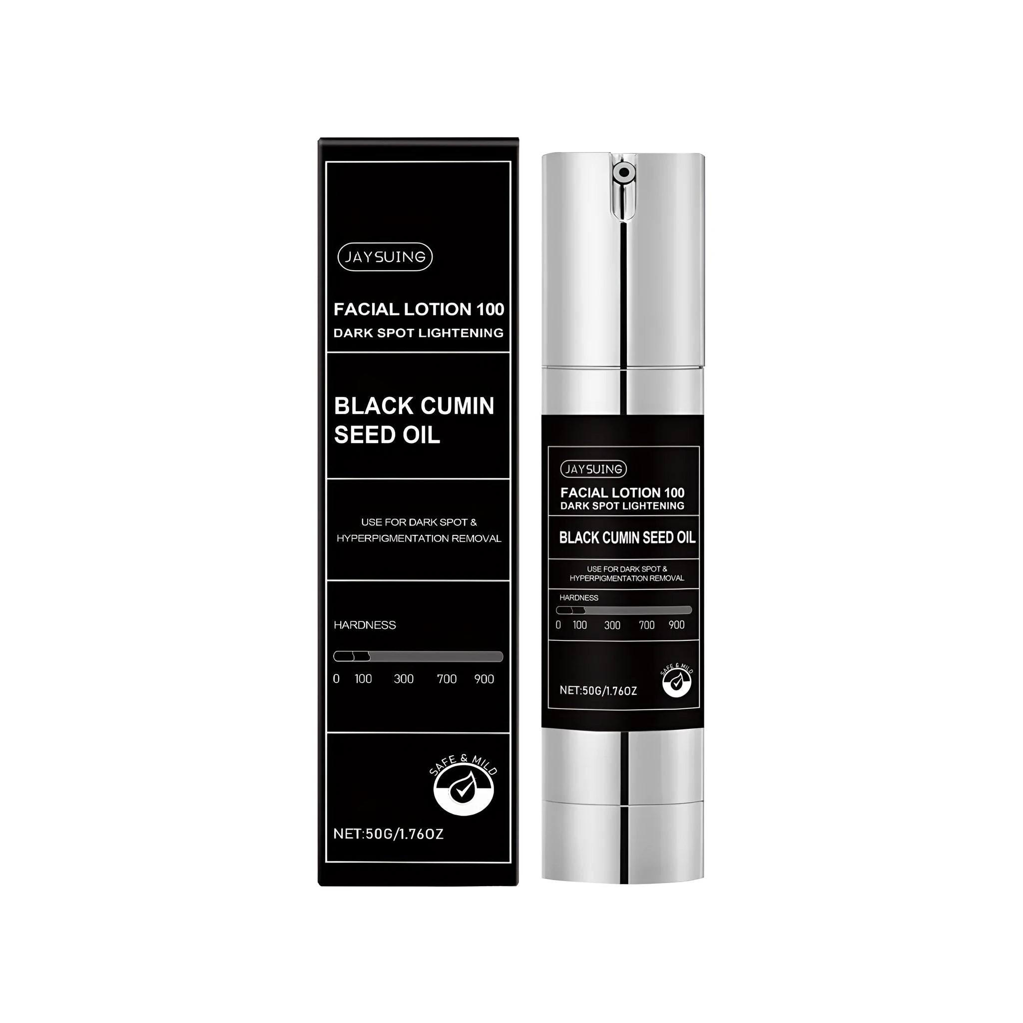 50g bottle of wrinkle lightening spot correction facial lotion with moisturising formula