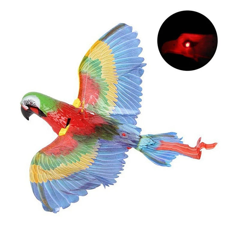 Interactive hanging eagle cat toy for active play and mental stimulation