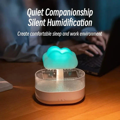 Calming Cloud Humidifier with Soothing Sounds, Color-Changing Lights, and Relaxing Atmosphere