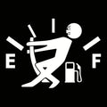 EF tank identification car sticker in waterproof film measuring 12x9cm with strong adhesion for general purpose vehicle use in multiple colour options