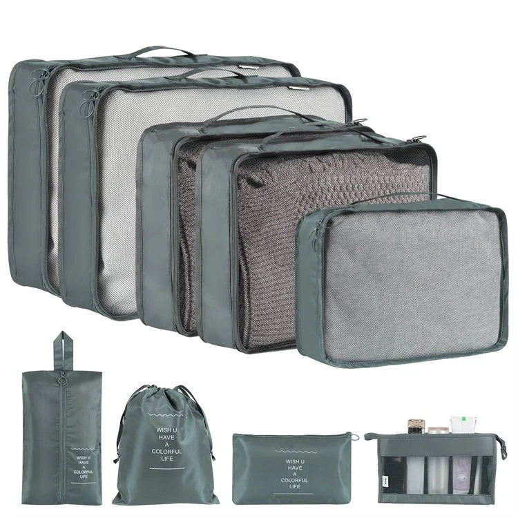 Home Fashion Simple Solid Colour Storage Bag Set in various colours