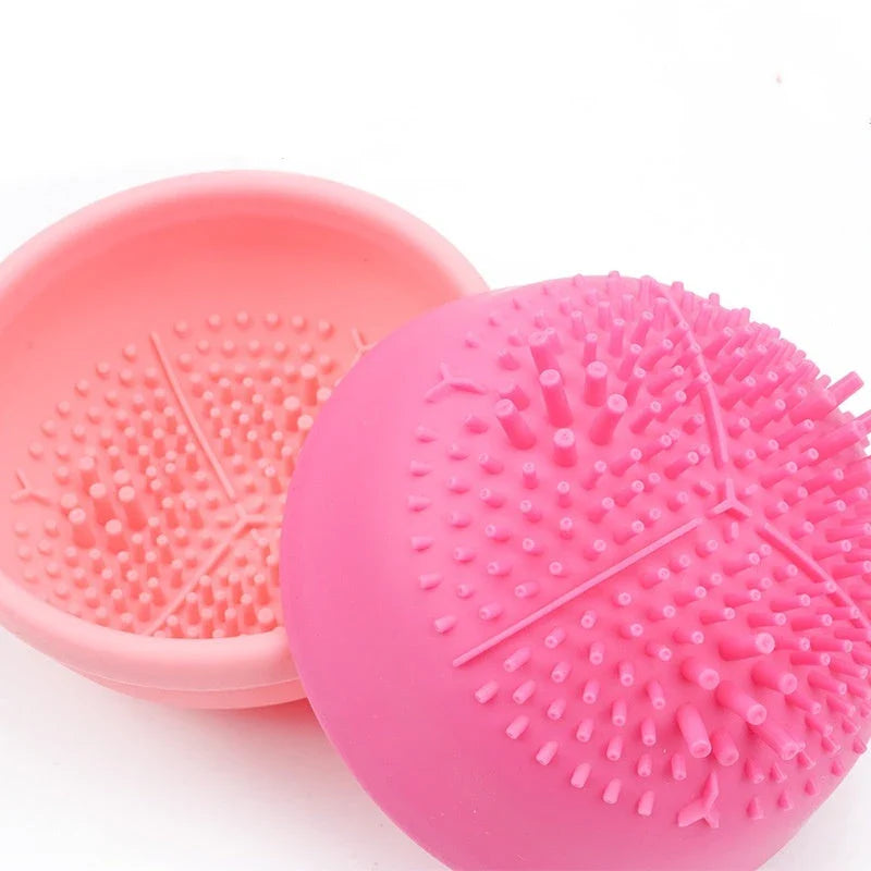 Portable USB electric makeup brush cleaner for all sizes, including double-headed brushes