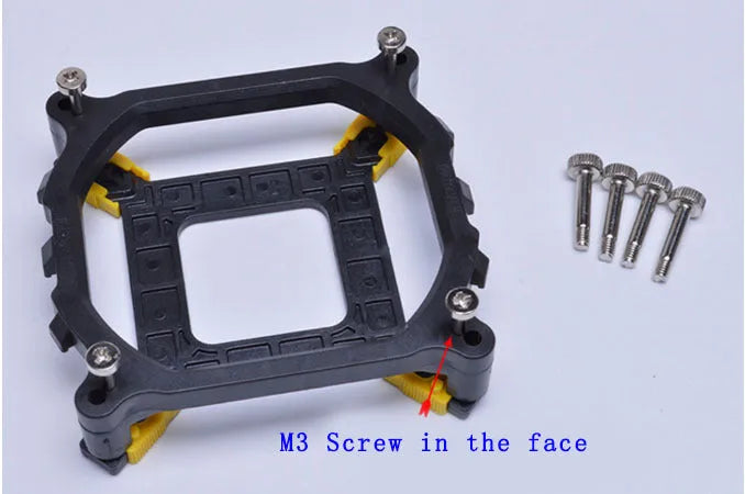 Black plastic CPU support bracket for Intel LGA2011 LGA1150 LGA1155 LGA1156 LGA1366 motherboards