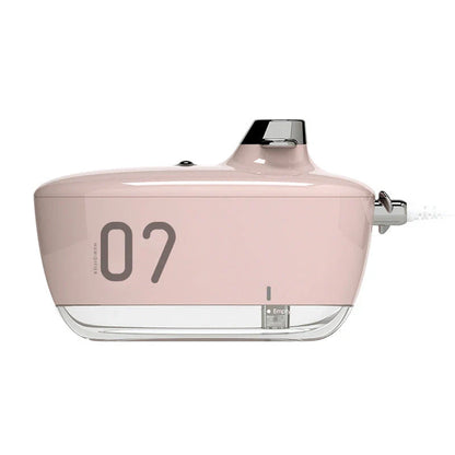 USB Mini Portable Air Purifier and Humidifier with night light in yellow, pink, and green