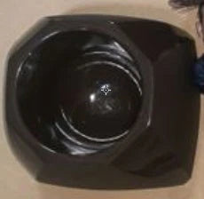 Bright yellow Trump-themed toilet brush with hanging slot