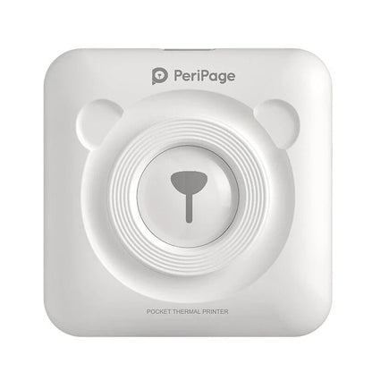 Compact wireless thermal printer for printing photos, labels, and memorabilia directly from your smartphone