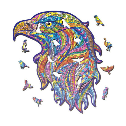 DIY wooden animal puzzles crafted from eco-friendly basswood, featuring various sizes and designs