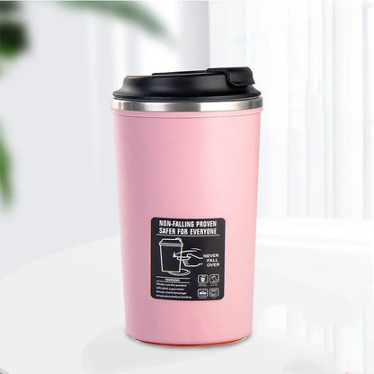 Durable stainless steel water bottle with 520ml capacity, perfect for hydration on the go