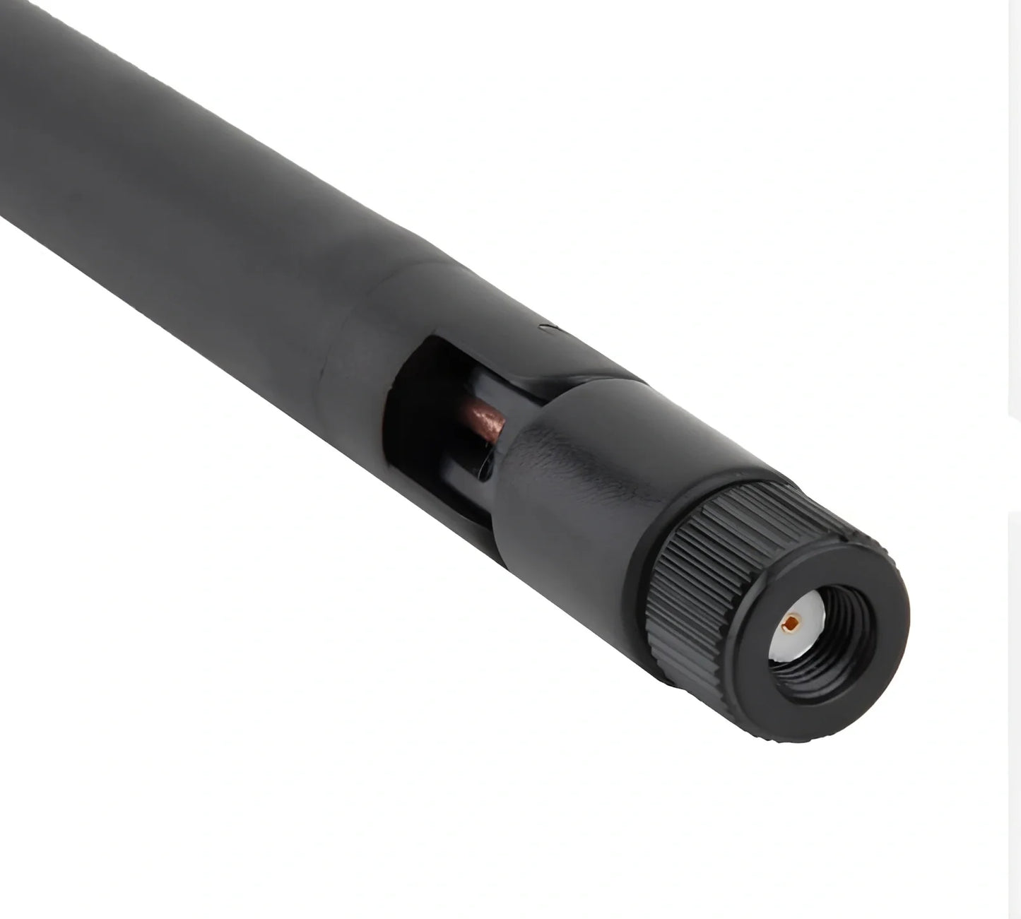 Flexible rubber WiFi 2.4GHz antenna with SMA male connector for signal boosting