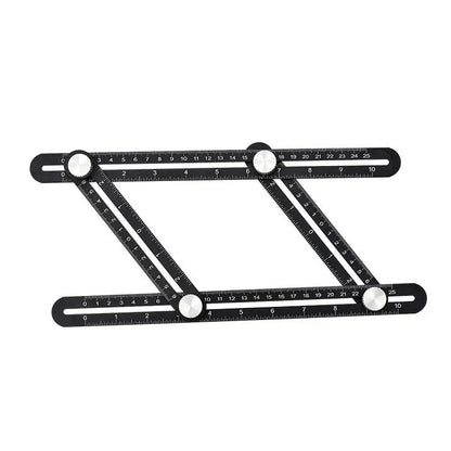 Precision four-sided Angleizer ruler for accurate measurements, complex layouts, and DIY projects