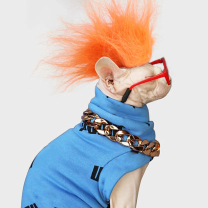 Adjustable dog wig in various colors for cosplay and holiday photos