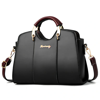 Women's shoulder bag with zipper closure measuring 28.5cm wide in wine red colour