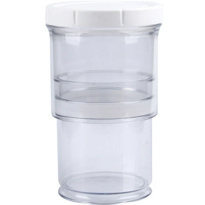 Vacuum-sealed food storage jars with airtight lids and collapsible design for Kiwi kitchens