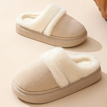 Cozy cotton house slippers for women in various colors, featuring a plush interior and non-slip soles for comfortable and stylish indoor wear