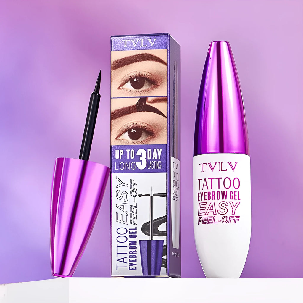 Waterproof sweatproof tear and pull eyebrow cream 12g in three shades 01 brown 02 light brown 03 black