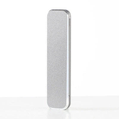 Portable aluminium alloy universal phone holder with folding design for hands-free use