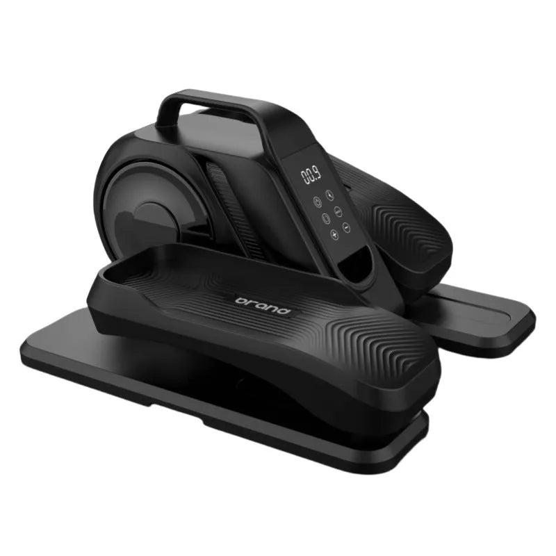 Black household electric oval stepper walking rehabilitation machine 43x39x25cm
