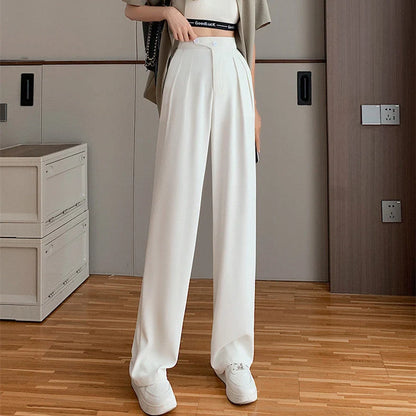 Women's high waist wide leg suit pants in various colors